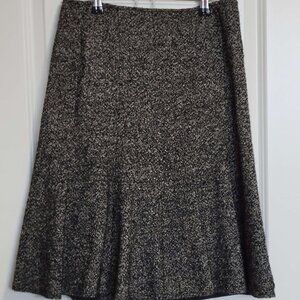 ML Exclusive VINTAGE silk wool skirt blend, womens